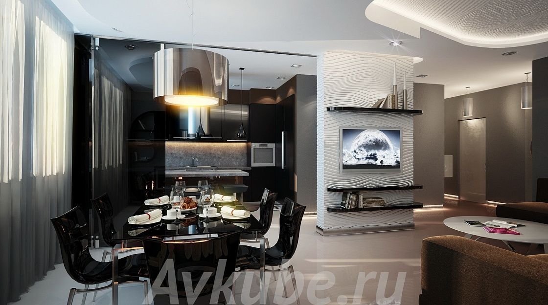 Дизайн квартиры 128 кв. м в апарт-комплексе «Балчуг Резиденс» фото 4